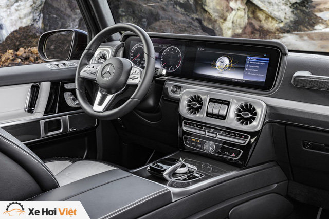 Mercedes-Benz G-Class 2019 lần đầu khoe ảnh nội thất: Di sản hòa cùng công nghệ - Ảnh 2.