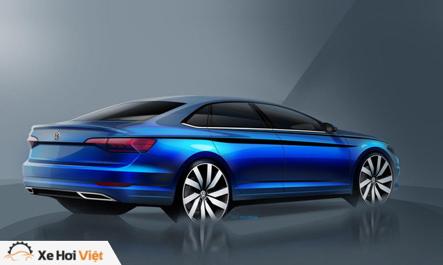 Volkswagen hé lộ Jetta thế hệ mới, đối đầu Toyota Corolla - Ảnh 2.