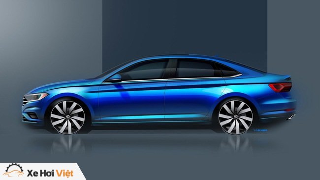 Volkswagen hé lộ Jetta thế hệ mới, đối đầu Toyota Corolla