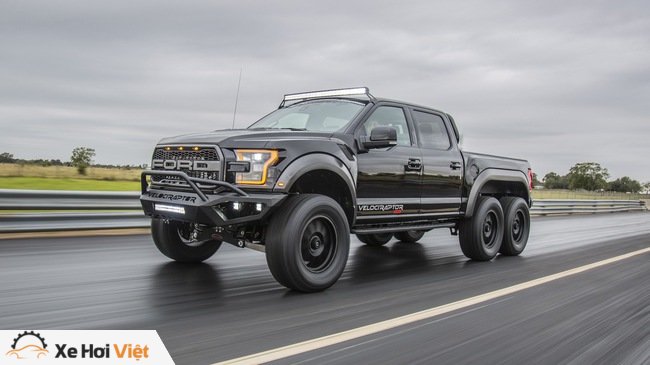 Ford F-150 Raptor hóa thành… quái thú 6 bánh