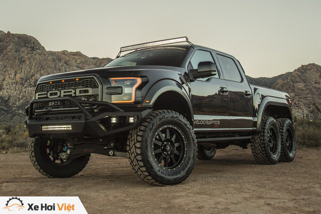 Ford F-150 Raptor hóa thành… quái thú 6 bánh - Ảnh 2. Ford F-150 Raptor hóa thành… quái thú 6 bánh - Ảnh 2.