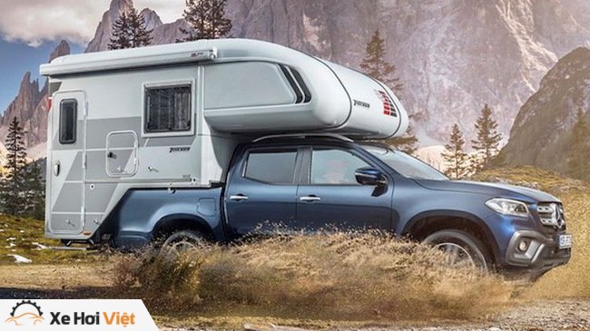 Bán tải hạng sang Mercedes-Benz X-Class biến thành xe cắm trại