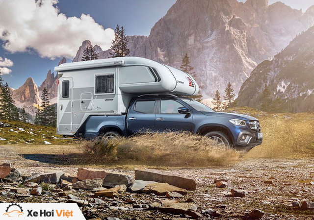 Bán tải hạng sang Mercedes-Benz X-Class biến thành xe cắm trại - Ảnh 1.