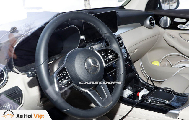 Mercedes-Benz GLC 2019 lộ ảnh nội thất - Ảnh 5.