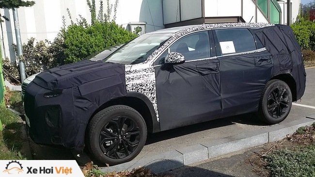 Bắt gặp Hyundai Santa Fe thế hệ mới đang chạy thử