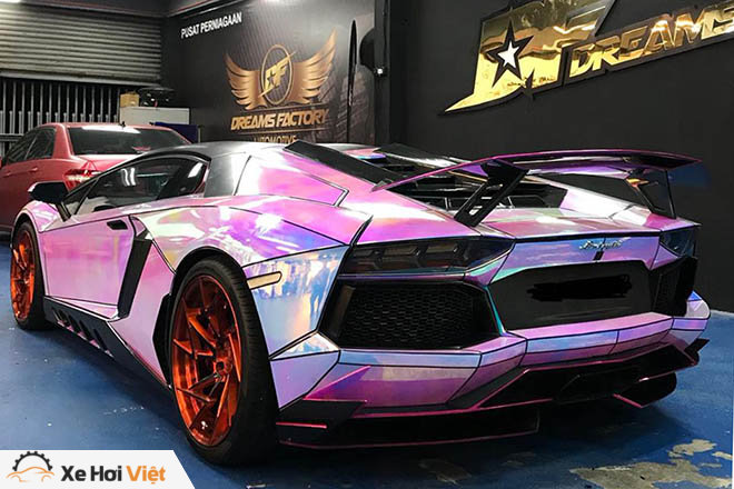 Lamborghini Aventador SV &#34;cực độc&#34; với phong cách Hologram - 3