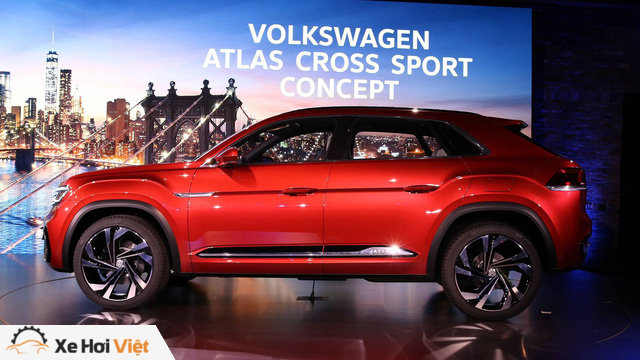 Volkswagen Atlas Cross Sport - Bản concept của mẫu SUV 5 chỗ hoàn toàn mới - Ảnh 4.
