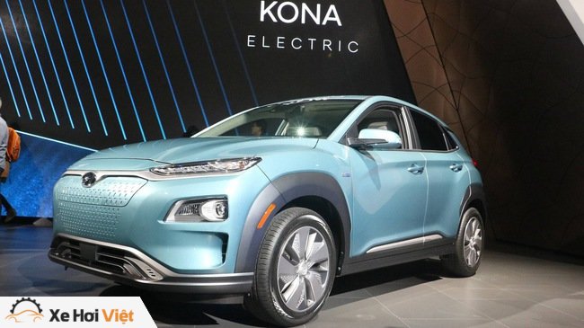 Hyundai Kona động cơ điện: Sạc một lần, chạy hơn 400 km