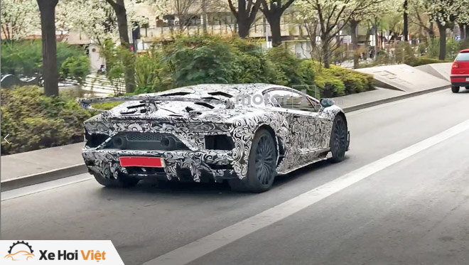 Siêu xe hiệu suất cao &#34;cuối cùng&#34; của Lamborghini lộ ảnh chạy thử - 6
