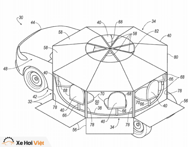 Trong tương lai, xe Ford có nội thất như... đu quay - Ảnh 1.