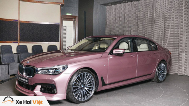 BMW 750Li xDrive cực cá tính với màu sơn hồng phấn - 1