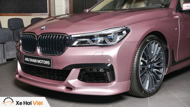 BMW 750Li xDrive cực cá tính với màu sơn hồng phấn - 8