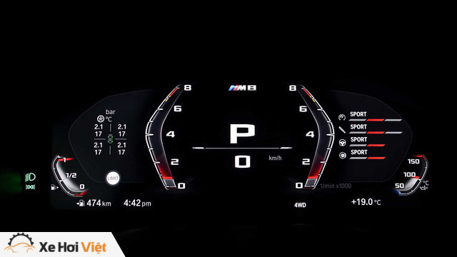 BMW tiếp tục nhá hàng M8, hé lộ chế độ lái M, công nghệ phanh mới - Ảnh 3.