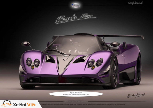 Pagani Zonda siêu đắt đỏ cho đại gia thích tím thủy chung - Ảnh 1.