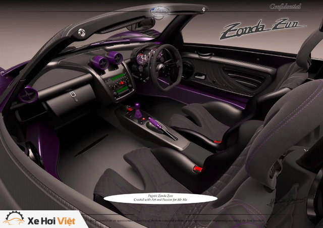 Pagani Zonda siêu đắt đỏ cho đại gia thích tím thủy chung - Ảnh 4.