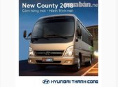 Hyundai Hưng Thịnh, Bán xe Hyundai New County 2018, thiết kế mới mẻ.