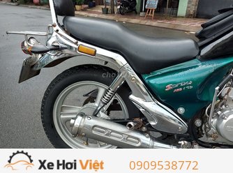 Xe Moto Daelim VS 125 hàng thùng màu xanh bán giá rẻ  chodocucom