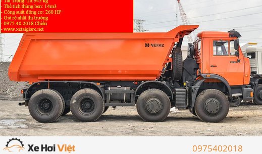 Bán xe tải thùng Kamaz 53228 sản xuất 2015