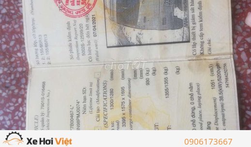 Bán Xe Suzuki Cary Pro