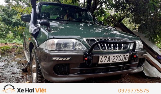 Cần bán xe hơi Ssangyong Korando 2004 giá 225 triệu khu vực Hà Nội
