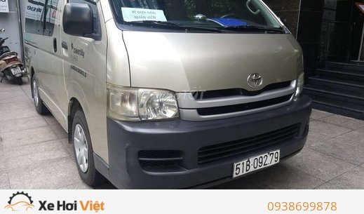 Toyota Hiace 2003 Số sàn 6 chỗ