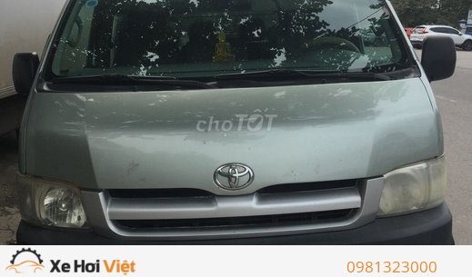 Toyota Hiace 2003 Số sàn 6 chỗ