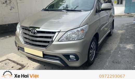 Toyota Innova 2.0 số sàn, bán trả góp lãi 0%