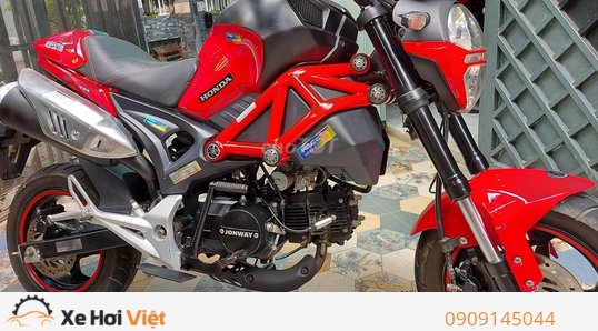 Ducati Monster Mini 110cc côn tay màu đỏ đen 2018  2banhvn