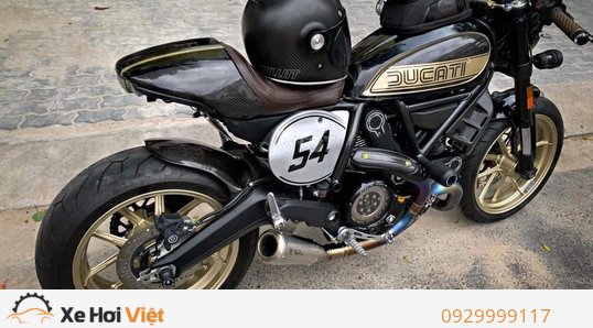 Cận cảnh Ducati Scrambler Café Racer 2019 đầu tiên tại Việt Nam